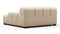 Tufty Outdoor - Tufty Outdoor Module, Deep Large Right Arm, Latte Performance Weave
