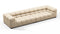 Tufty Outdoor - Tufty Outdoor Sectional, Extra Large Sofa, Latte Performance Weave