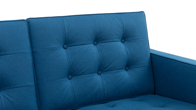 Florence - Florence Two Seater Sofa, Indigo Blue Wool