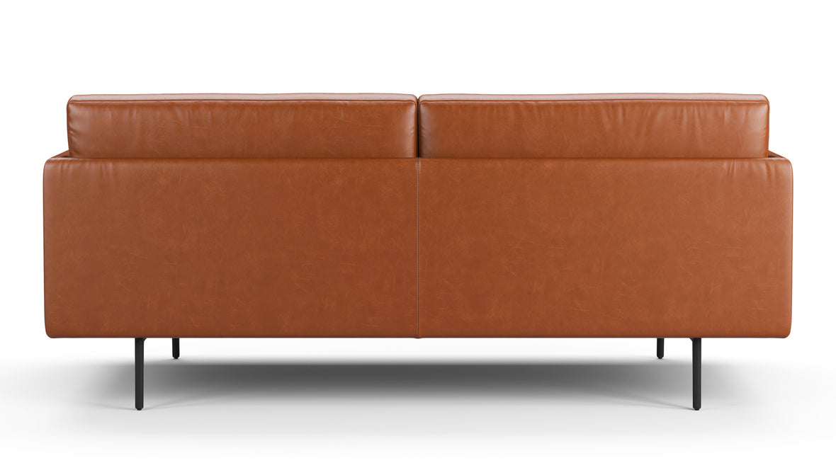 Toriko - Toriko Two Seater Sofa, Tan Premium Leather