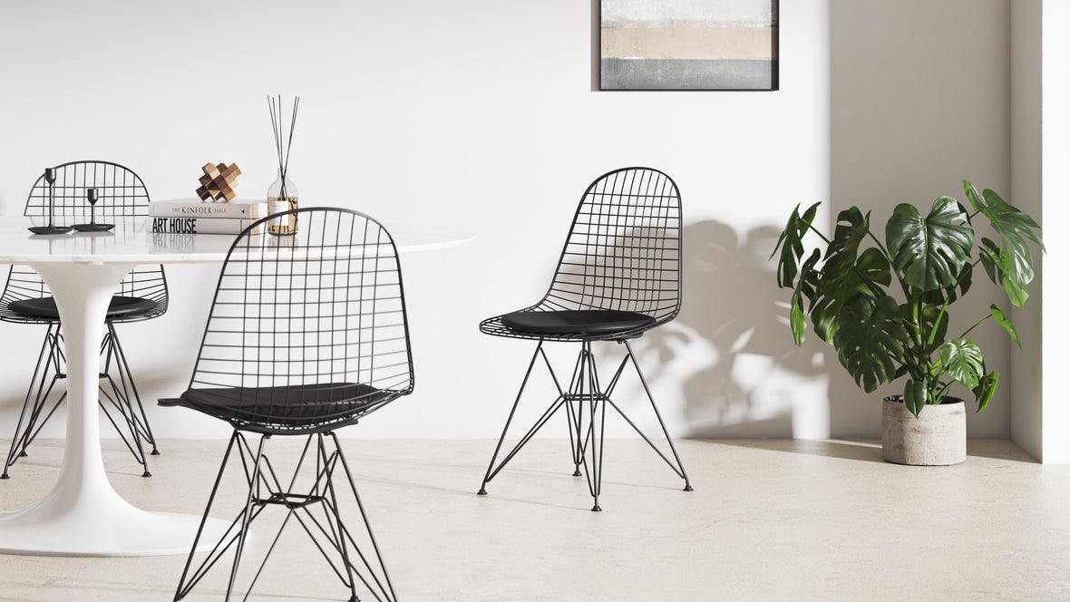 Wire - Wire Side Chair, Black Frame