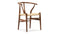 Wish - Wish Chair, Light Walnut