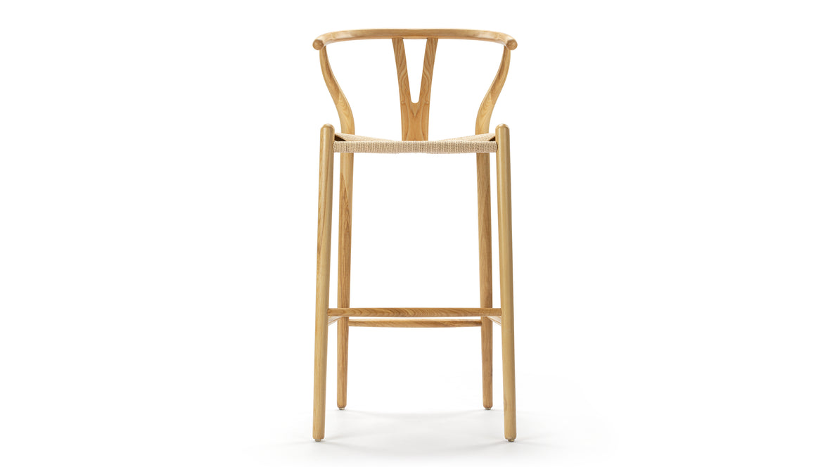 Wish - Wish Bar Stool, Ash, 29.5