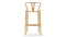 Wish - Wish Bar Stool, Ash, 29.5