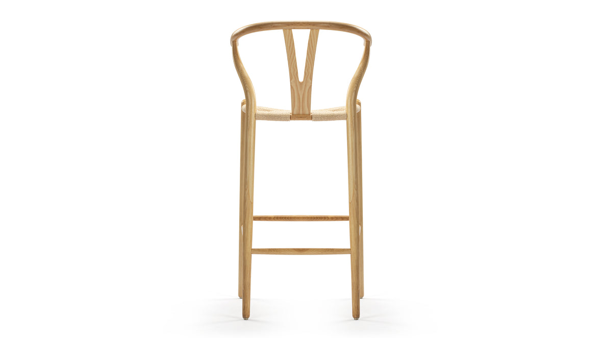 Wish - Wish Bar Stool, Ash, 29.5