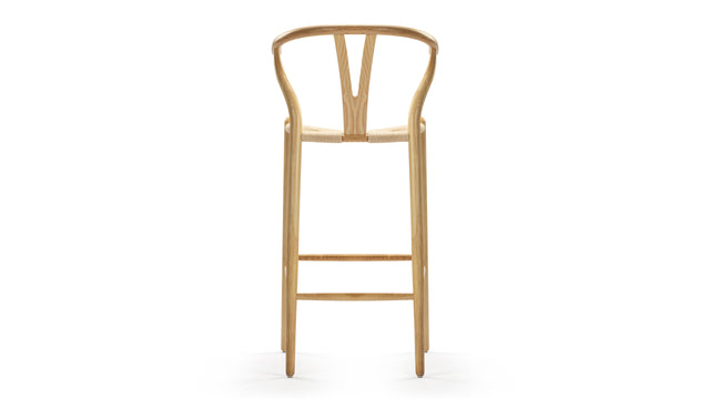 Wish - Wish Bar Stool, Ash, 29.5