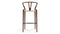 Wish - Wish Bar Stool, Light Walnut, 29.5