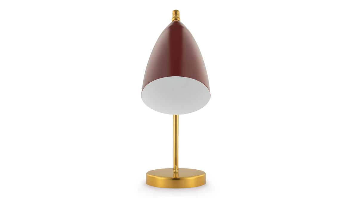 Cicada - Cicada Table Lamp, Burgundy