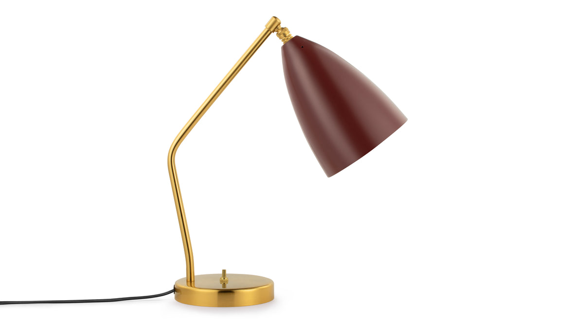 Cicada - Cicada Table Lamp, Burgundy