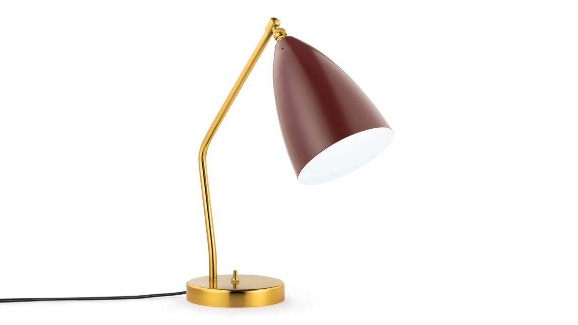 Cicada - Cicada Table Lamp, Burgundy