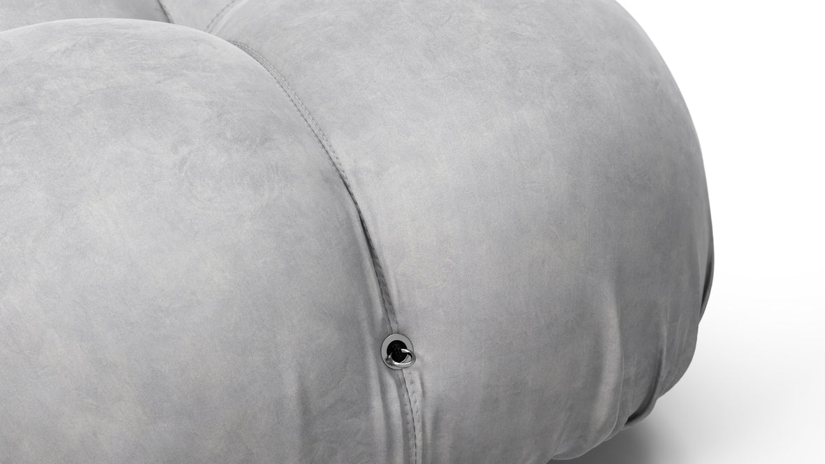 Belia - Belia Module, Left Arm, Light Gray Velvet