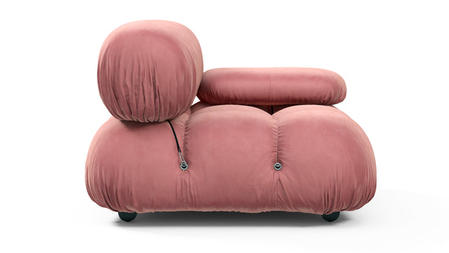 Belia - Belia Module, Right Arm, Blush Pink Velvet