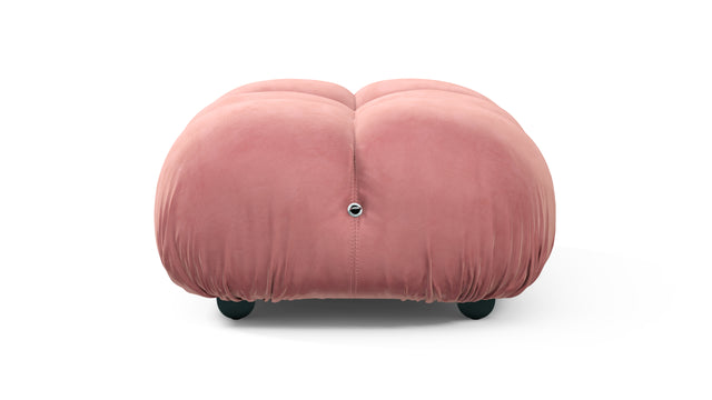 Belia - Belia Ottoman, Blush Pink Velvet