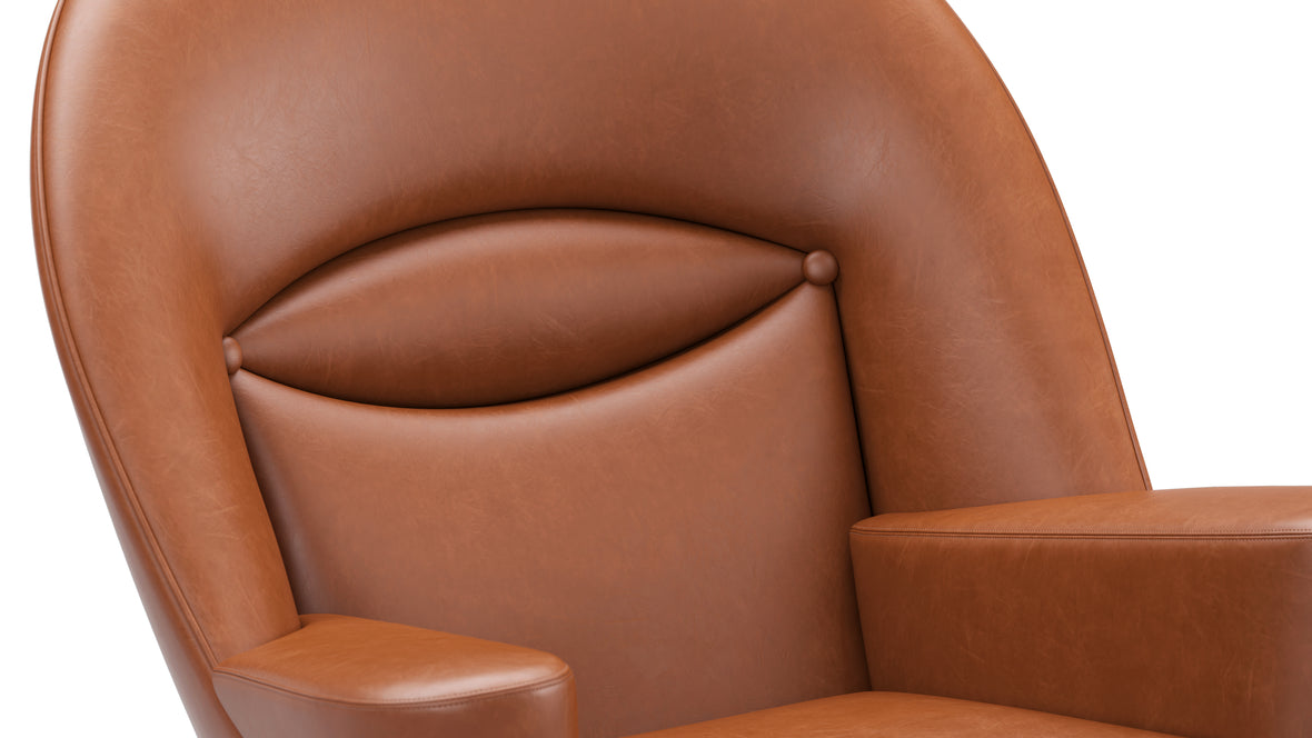 Optic - Optic Chair, Tan Premium Leather