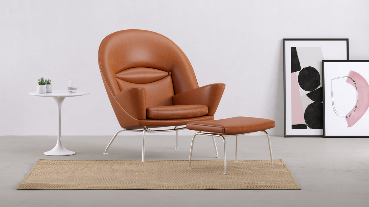 Oculus - Oculus Chair, Tan Premium Leather