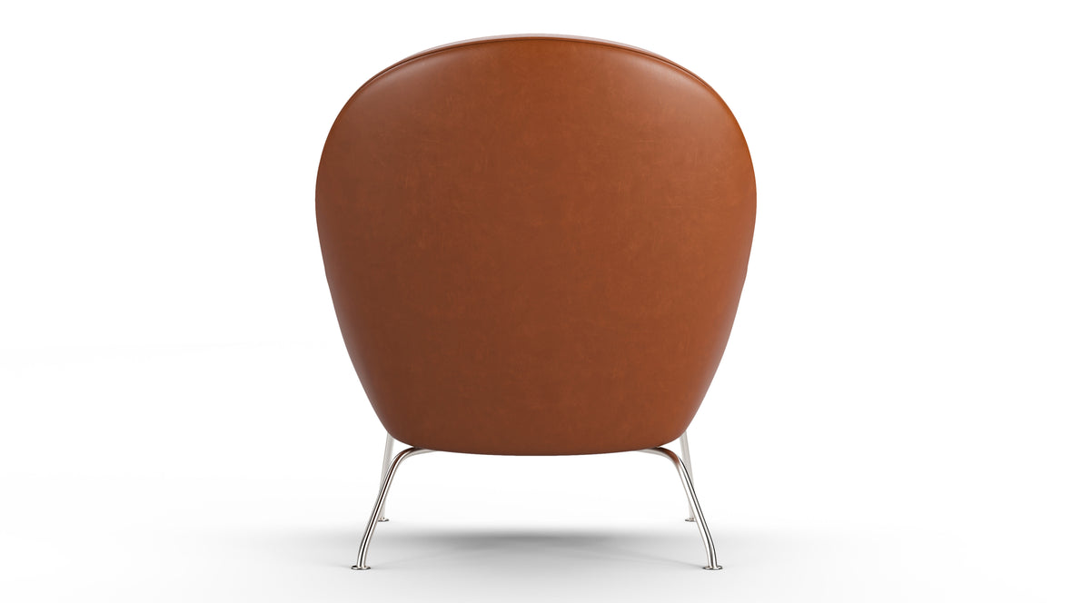 Oculus - CH468 Oculus Chair, Tan Premium Leather