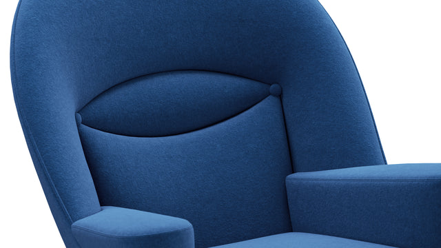 Oculus - Oculus Chair, Indigo Blue Wool