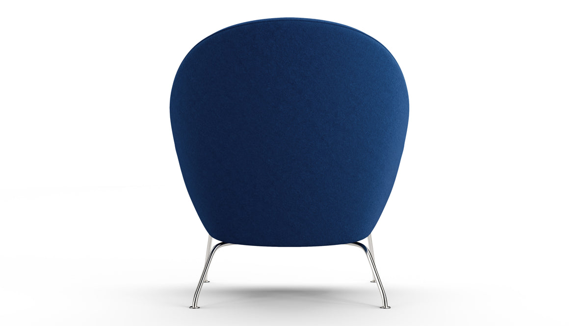 Oculus - Oculus Chair, Indigo Blue Wool