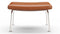 Oculus - CH468 Oculus Ottoman, Tan Premium Leather