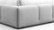 Tufted - Tufted Bed, King Size, Light Gray Wool