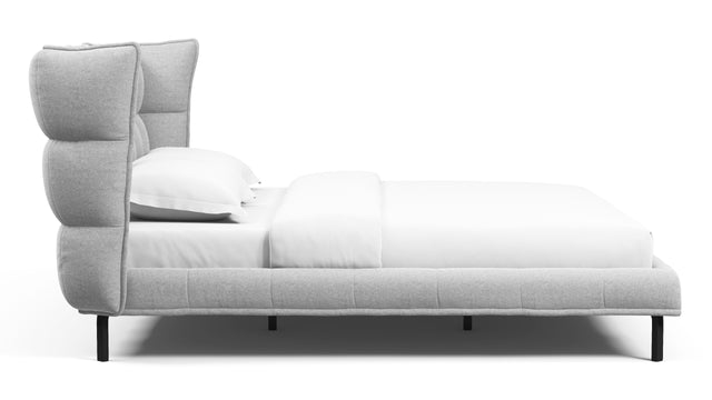 Skal - Skal Bed, King Size, Light Gray Wool