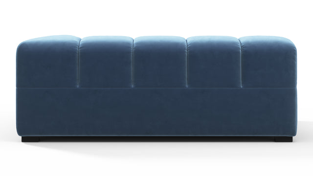 Tufted - Tufted Module, Extra Large Right Corner, Aegean Blue Velvet