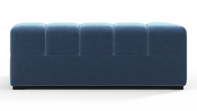 Tufted - Tufted Module, Extra Large Left Corner, Aegean Blue Velvet