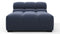 Tufted - Tufted Module, Armless Chaise, Royal Blue Wool