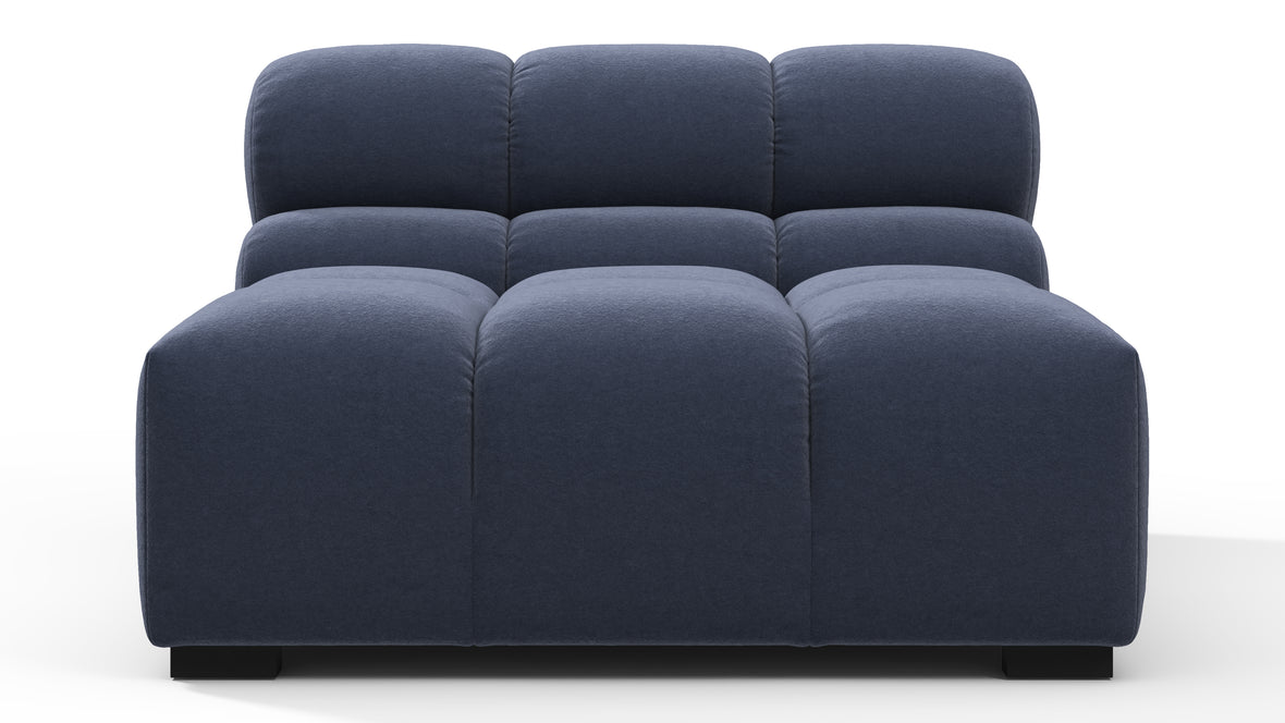 Tufted - Tufted Module, Armless, Royal Blue Wool