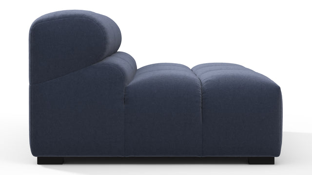 Tufted - Tufted Module, Armless, Royal Blue Wool