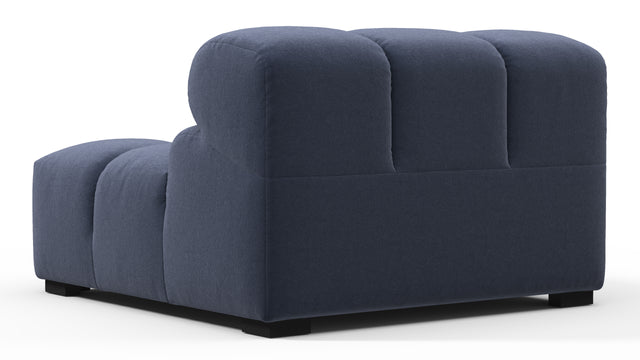 Tufted - Tufted Module, Armless, Royal Blue Wool