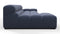 Tufted - Tufted Sectional, Small, Left Chaise, Royal Blue Wool