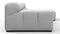 Tufted - Tufted Sectional, Small, Right Chaise, Light Gray Wool