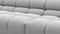 Tufted - Tufted Sectional, Large, Right Chaise, Light Gray Wool