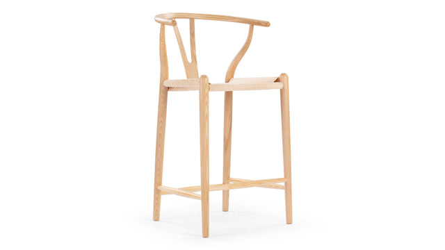 Wish - Wish Counter Stool, Ash, 25.5