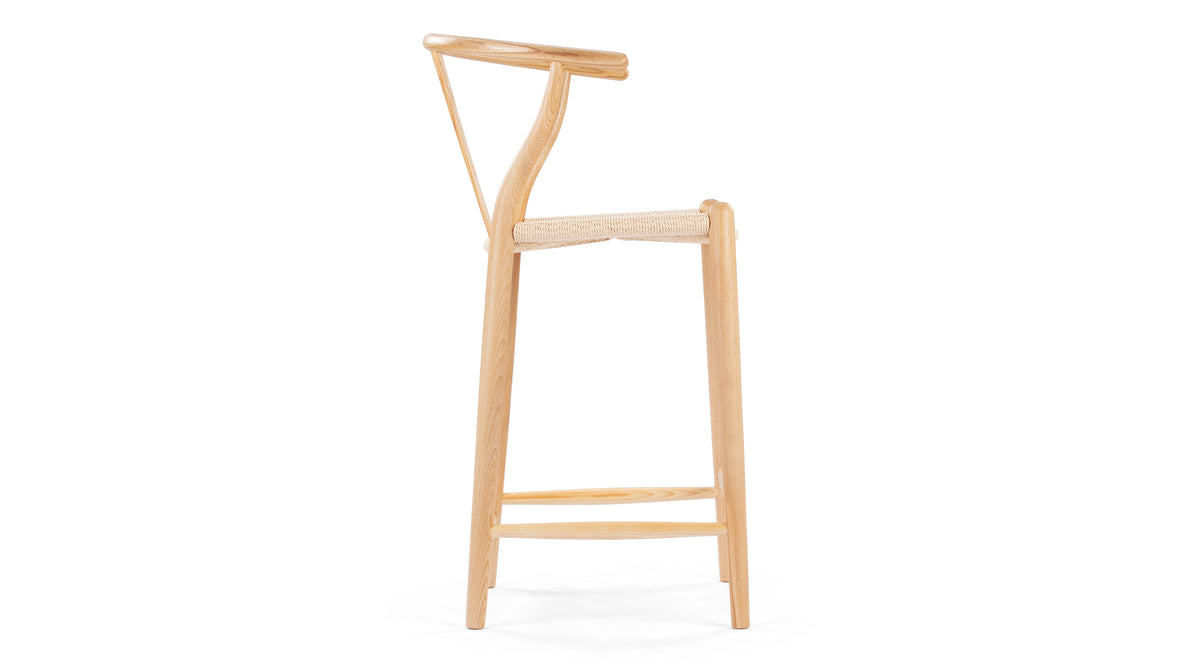 Wish - Wish Counter Stool, Ash, 25.5