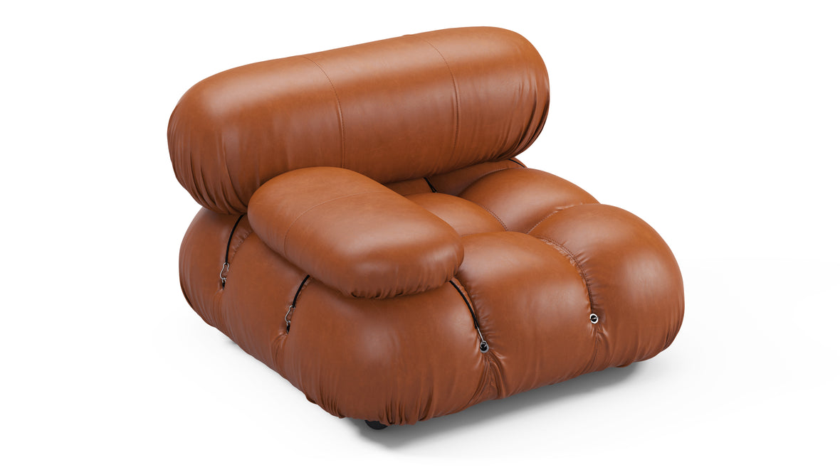 Belia - Belia Module, Left Arm, Tan Premium Leather