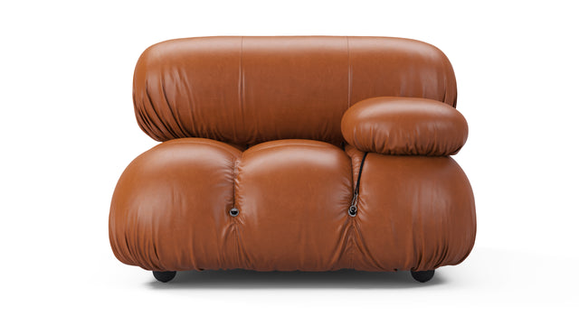 Belia - Belia Module, Right Arm, Tan Premium Leather