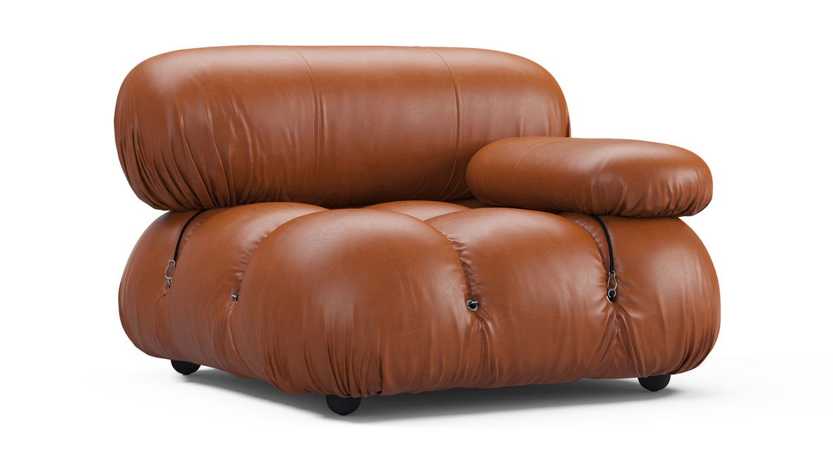 Belia - Belia Module, Right Arm, Tan Premium Leather