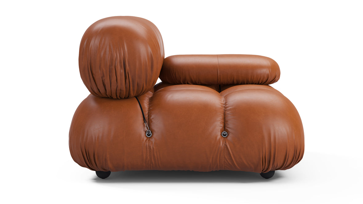 Belia - Belia Module, Right Arm, Tan Premium Leather