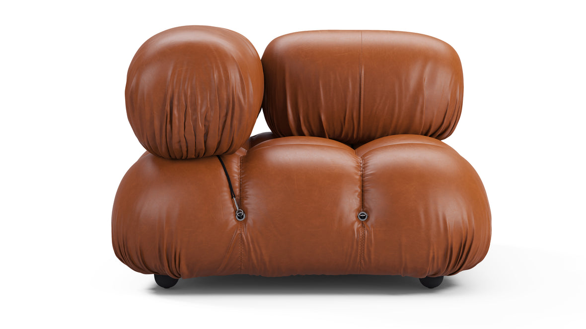 Belia - Belia Module, Right Corner, Tan Premium Leather