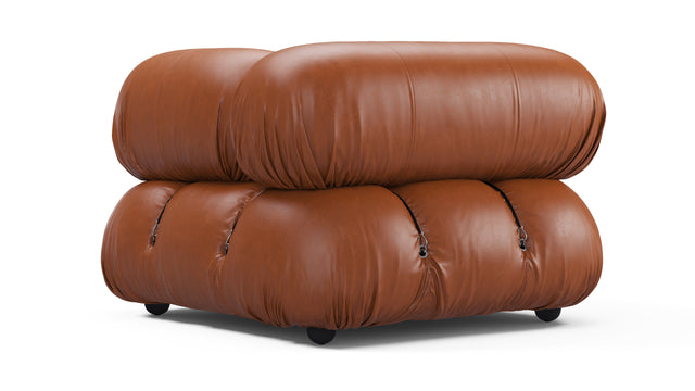 Belia - Belia Module, Right Corner, Tan Premium Leather