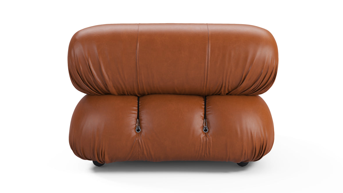 Belia - Belia Module, Right Corner, Tan Premium Leather