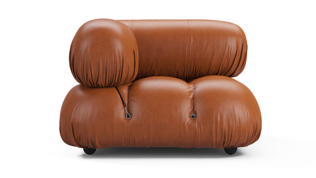 Belia - Belia Module, Left Corner, Tan Premium Leather