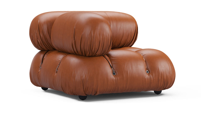 Belia - Belia Module, Left Corner, Tan Premium Leather