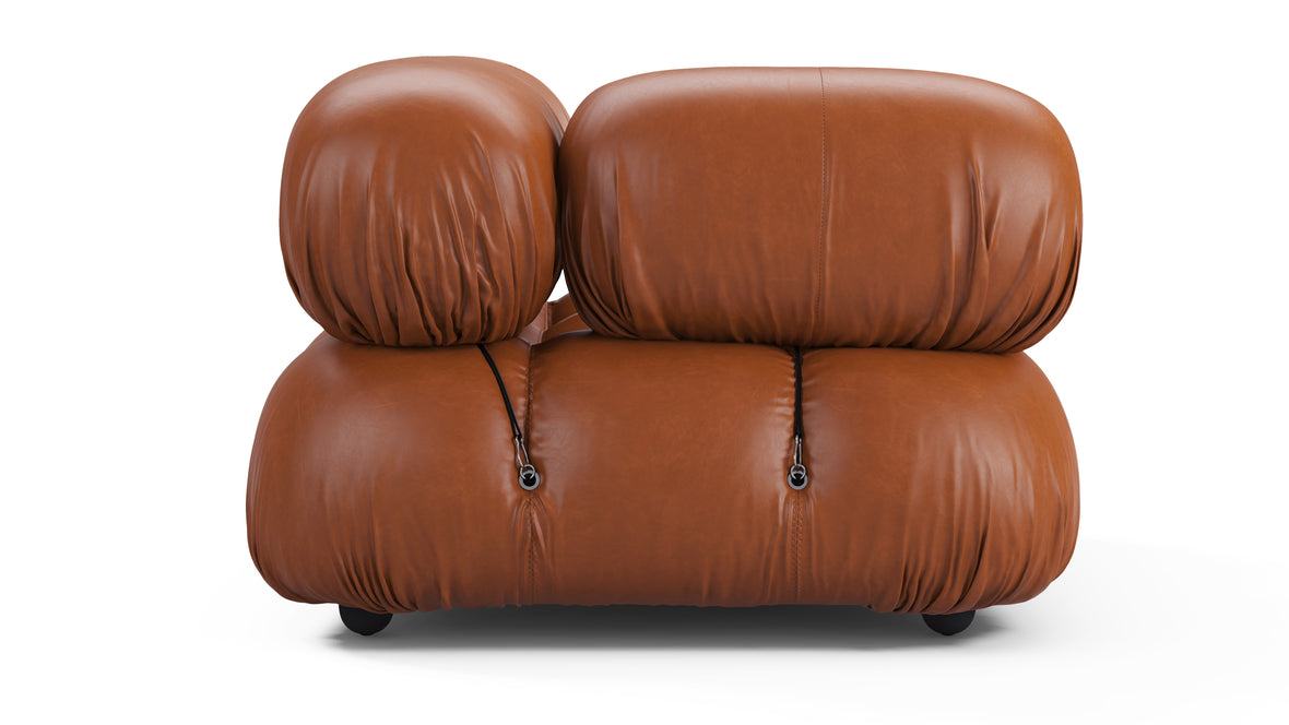 Belia - Belia Module, Left Corner, Tan Premium Leather