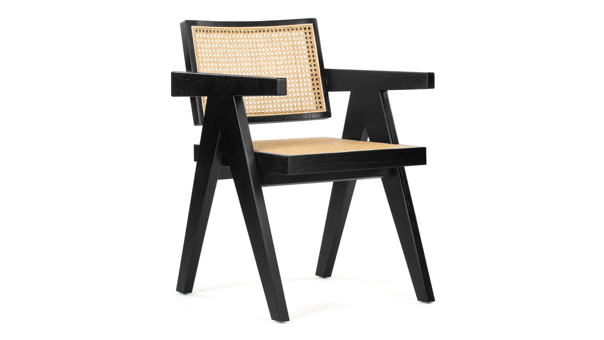 Jeanneret - Jeanneret Armchair, Black