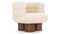 Lana - Lana Chair, White Sherpa