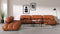 Belia - Belia Large Sectional, Left Corner, Tan Premium Leather