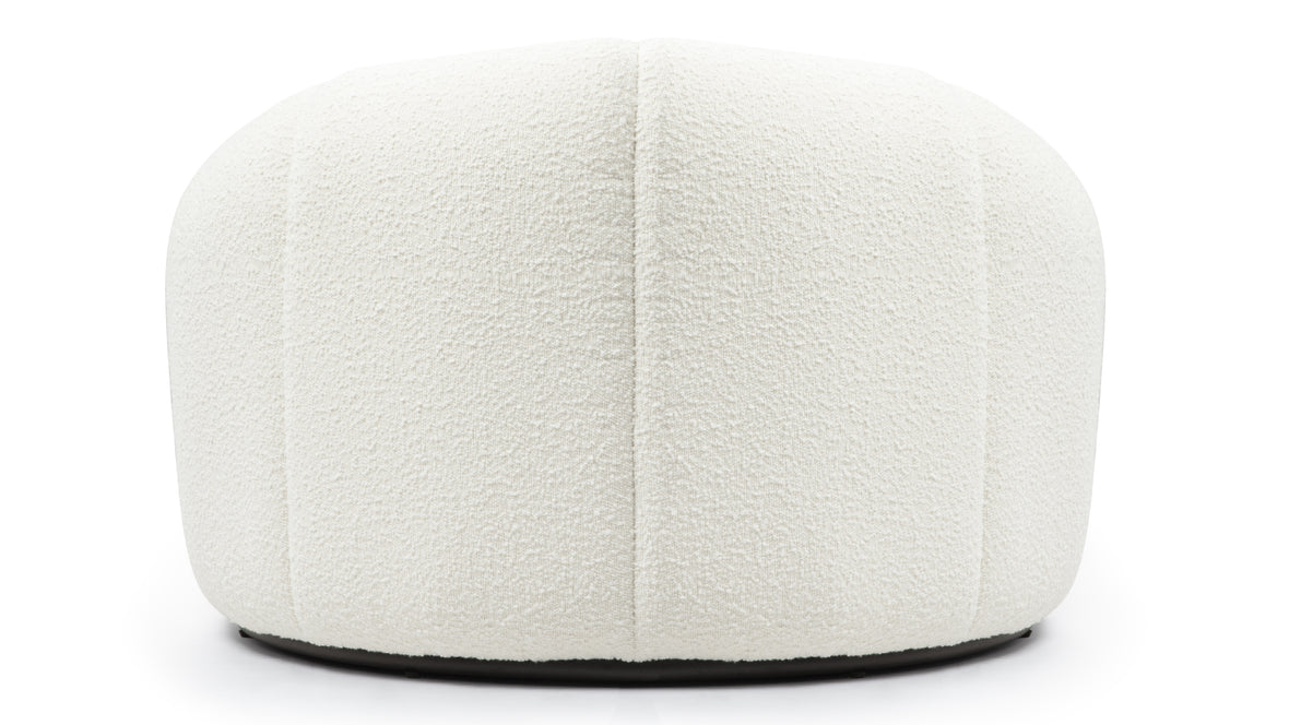 Alpha - Alpha Lounge Chair, White Boucle